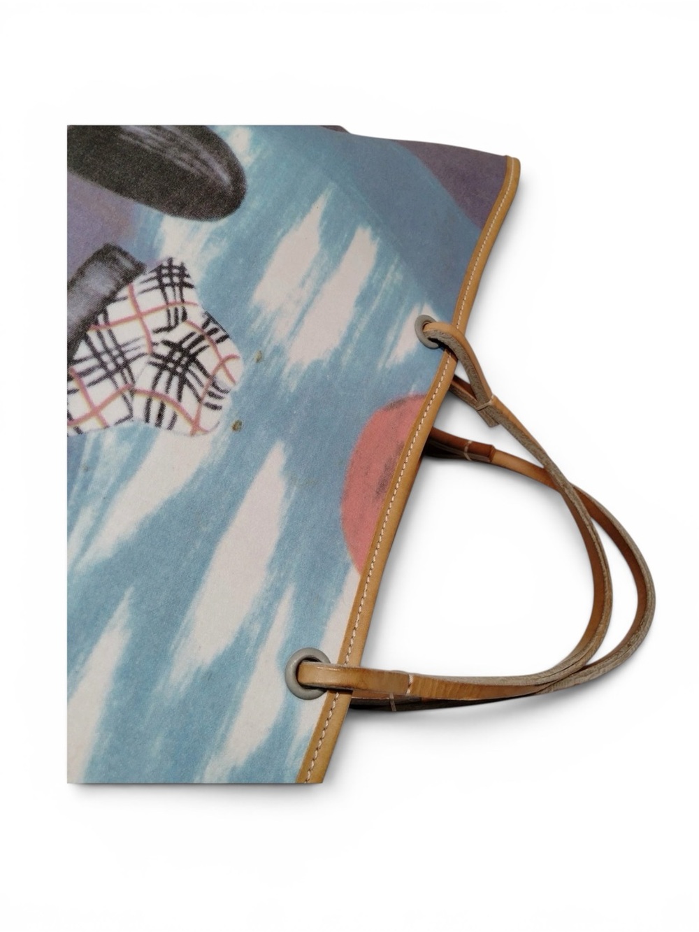 Burberry London Pastel Beach Illustration Canvas Tote - Picture 4 of 9